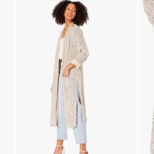 Silver Sequins Duster
